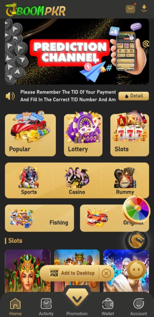 BoomPKR Game